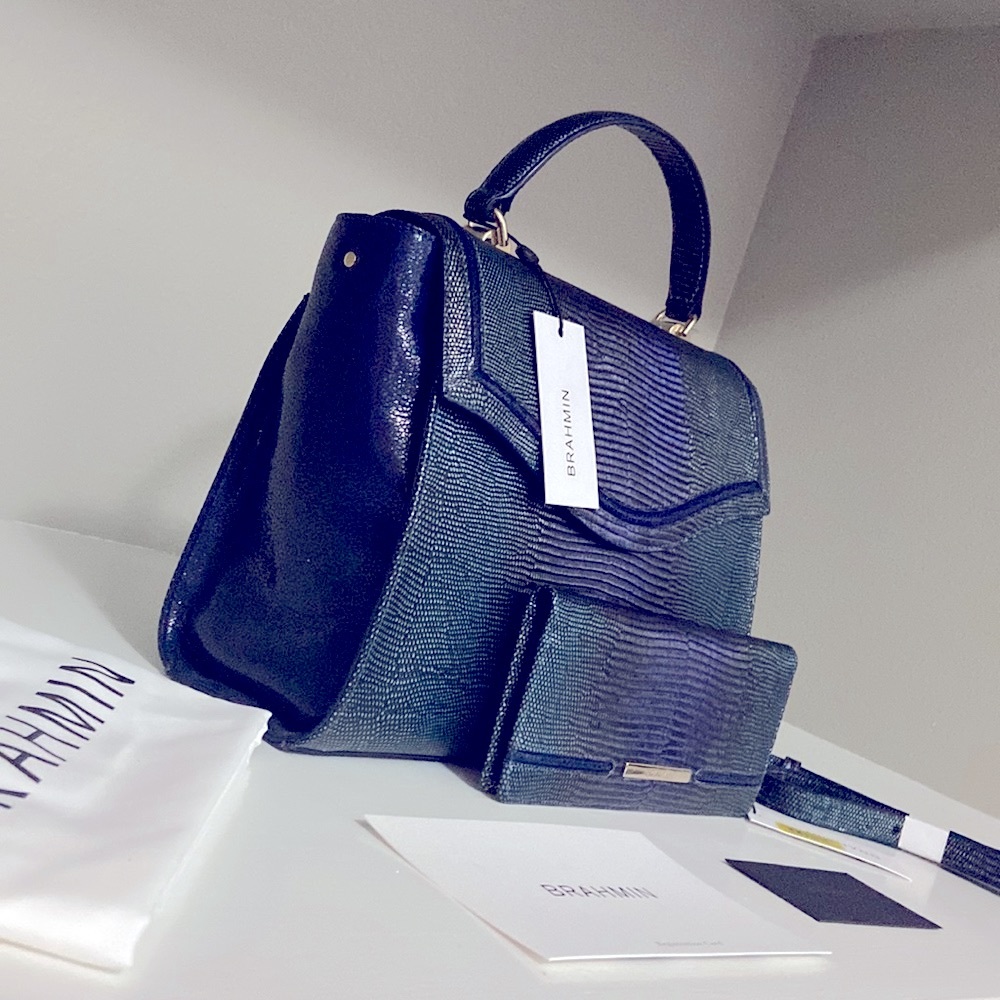 NWT BRAHMIN MIRAGE KAHLO W/ ADY WALLET